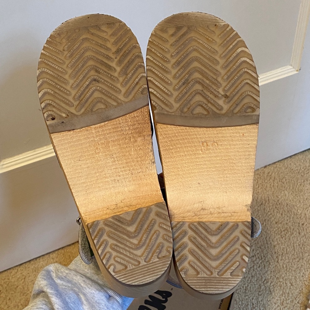 Sandgrens Leather Clogs - Picture 4 of 5